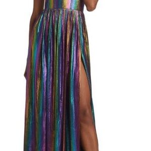 Bronx and Banco Multicolor Metallic Dress